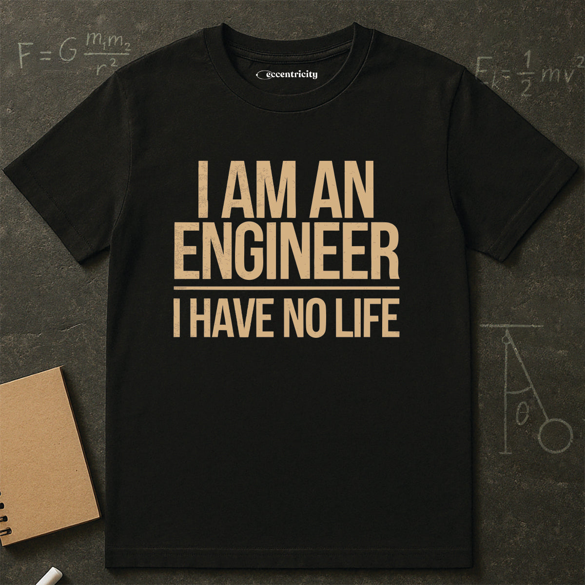 "I am an Engineer 003" Premium Physics Shirt