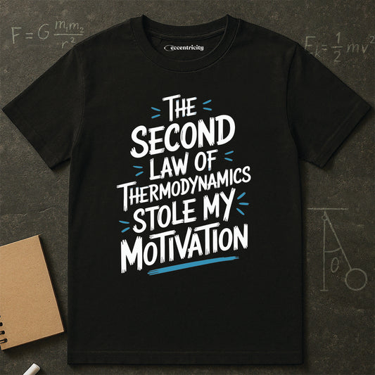 "The second law 002" Premium Physics Shirt