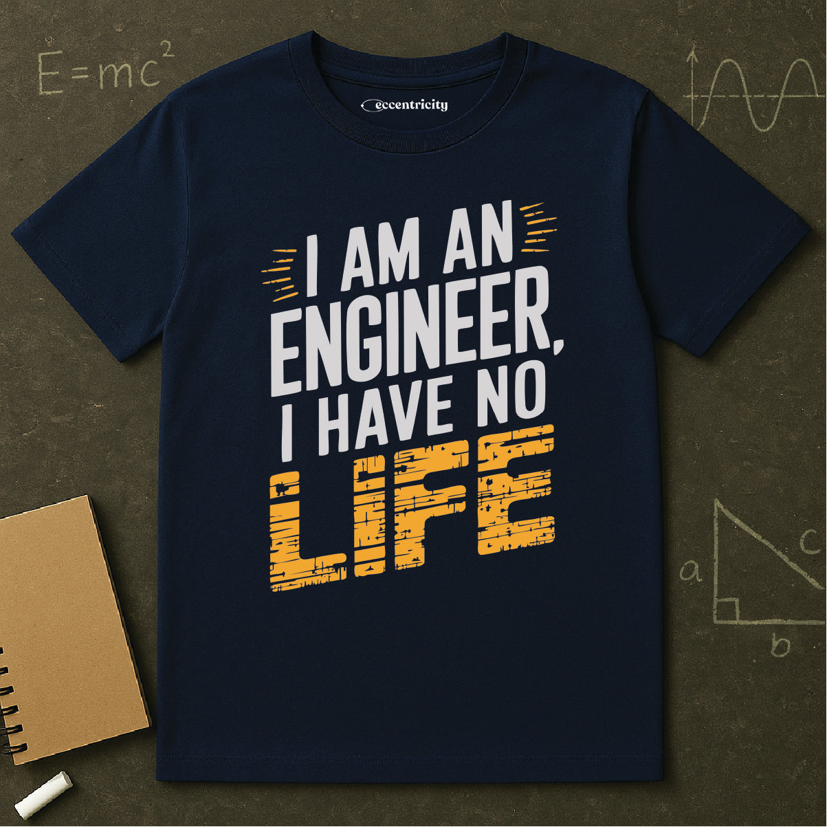 "I am an Engineer 004" Premium Physics Shirt