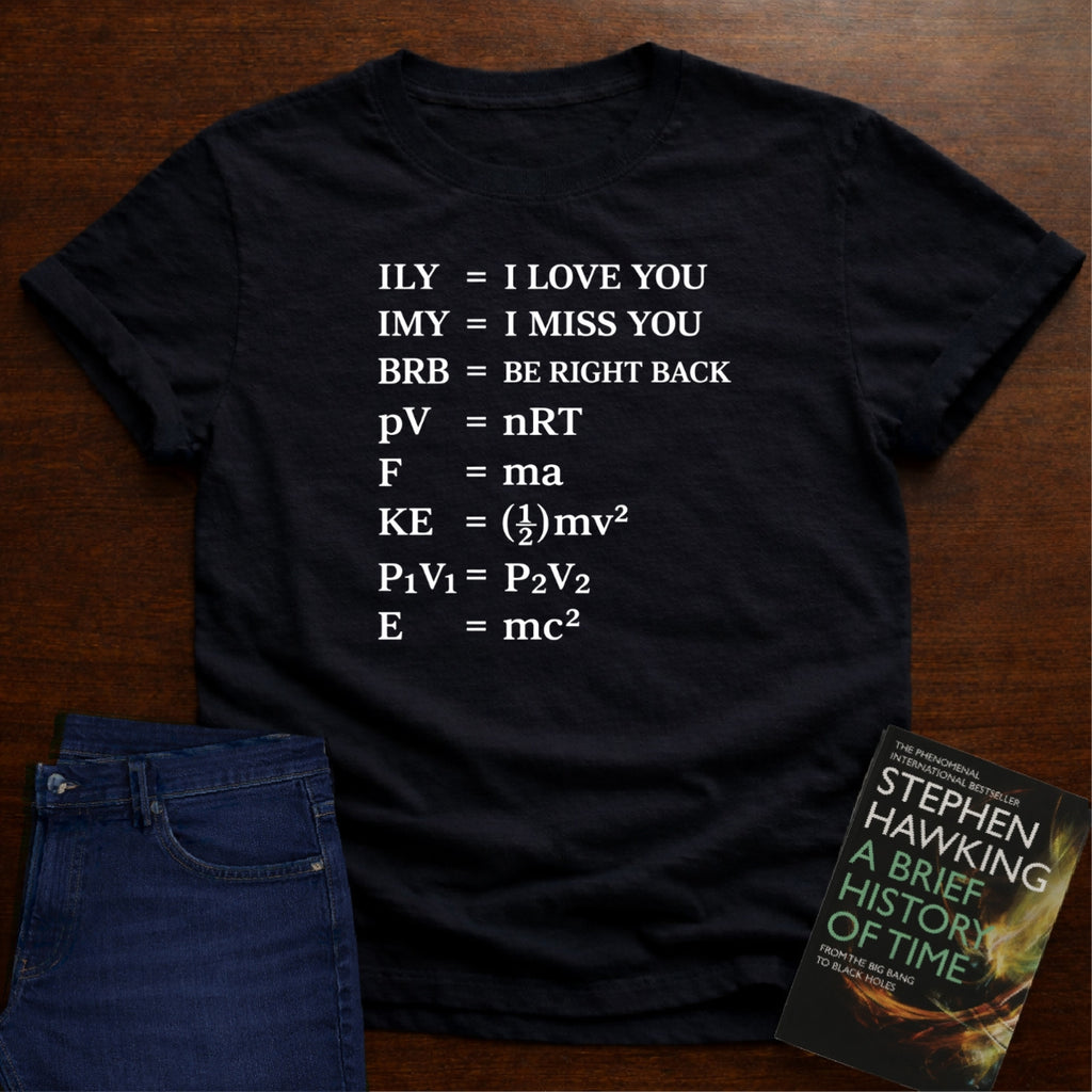 TEXTING PHYSICS T-SHIRT