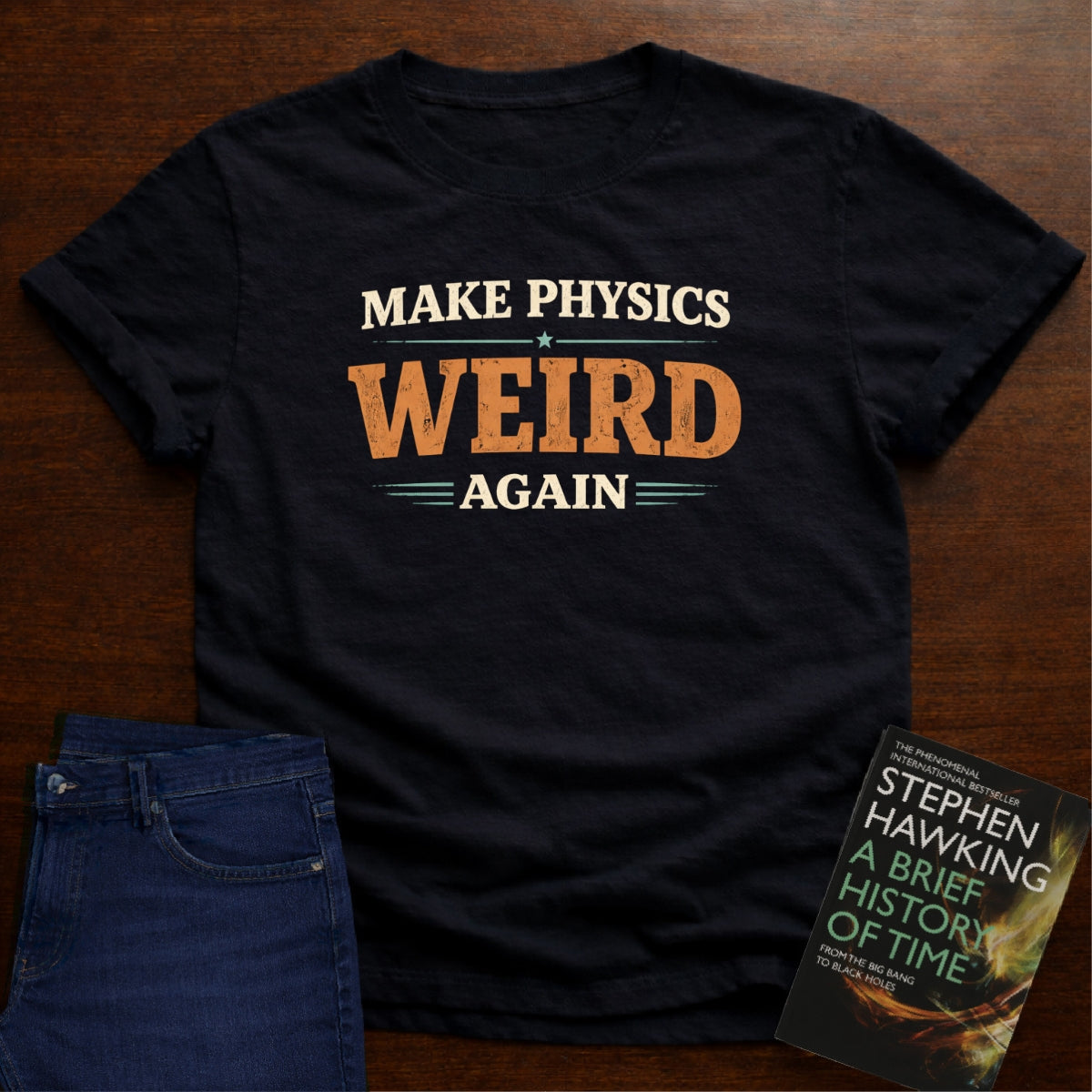 MAKE PHYSICS WEIRD AGAIN T-SHIRT