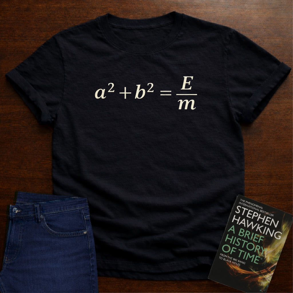 a² + b² = E / m. T-SHIRT