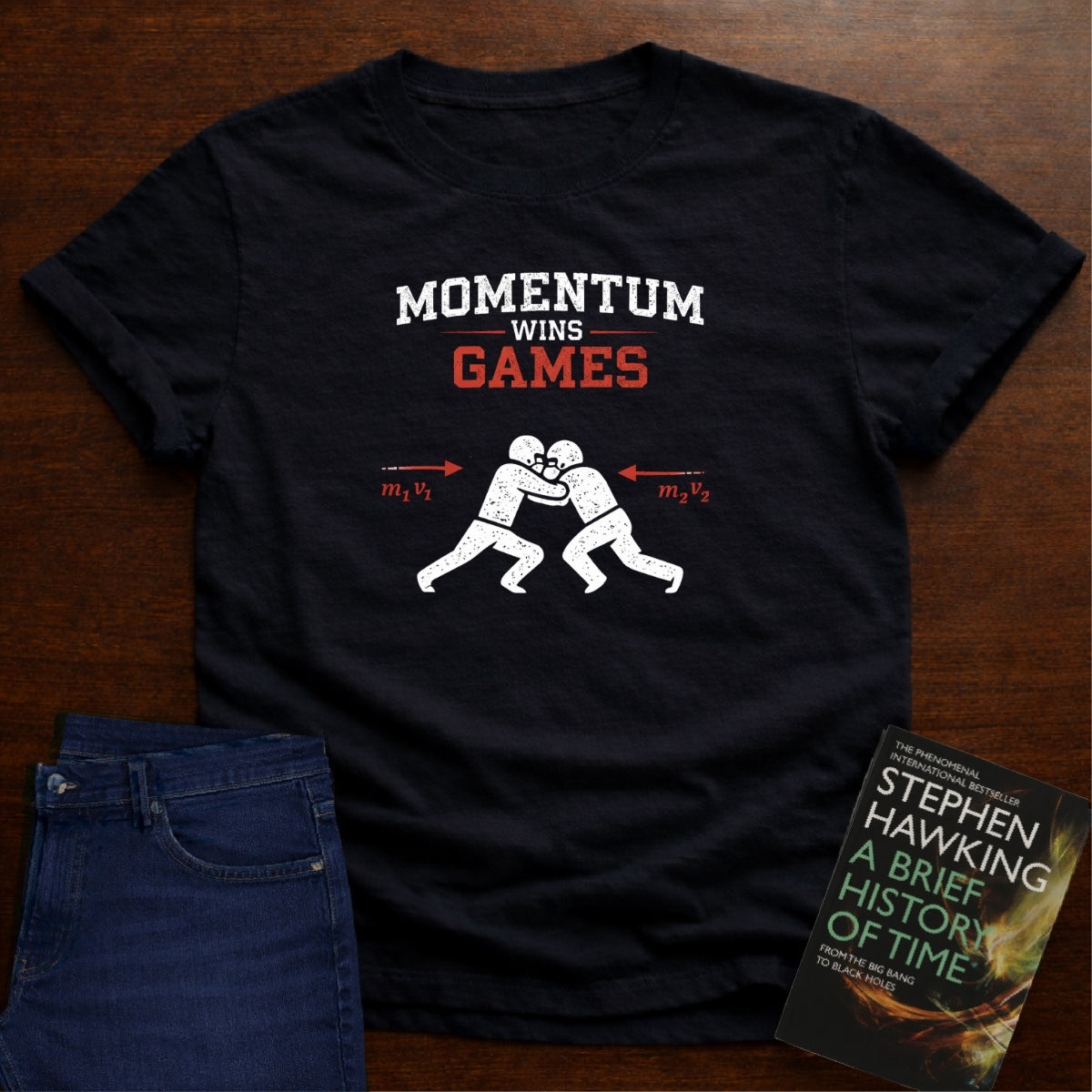 MOMENTUM WINS GAMES T-SHIRT