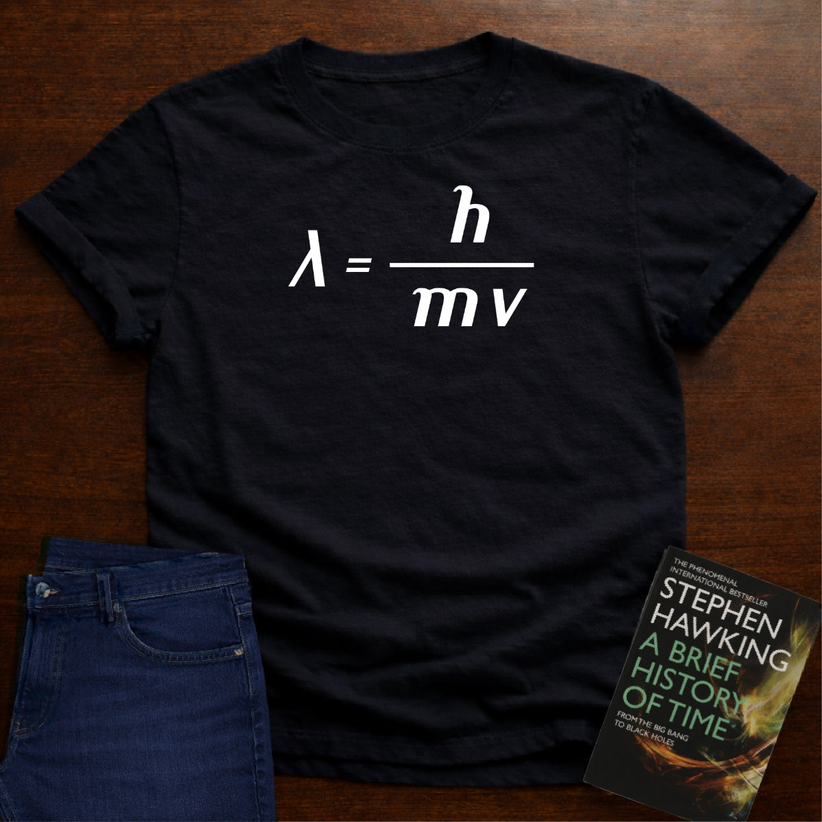 DE BROGLI EQUATION T-SHIRT