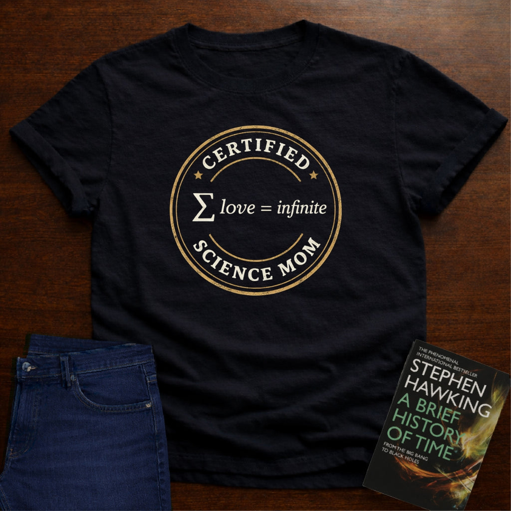 CERTIFIED SCIENCE MOM. T-SHIRT