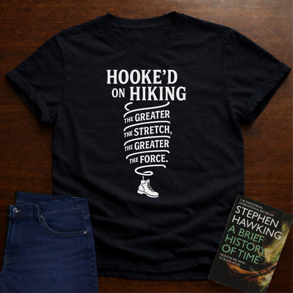 HOOKE'D ON HIKING T-SHIRT