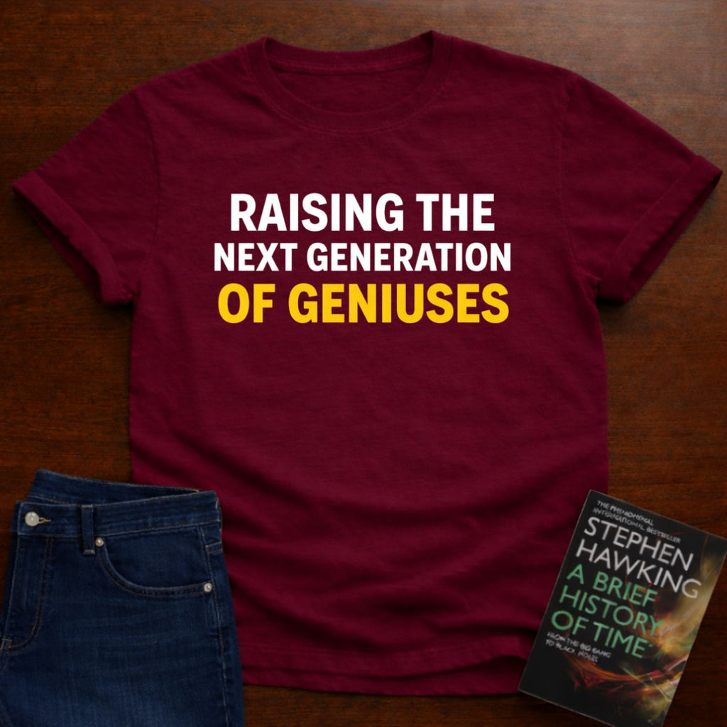 RAISING THE NEXT GENERATION OF GENIUSES T-SHIRT