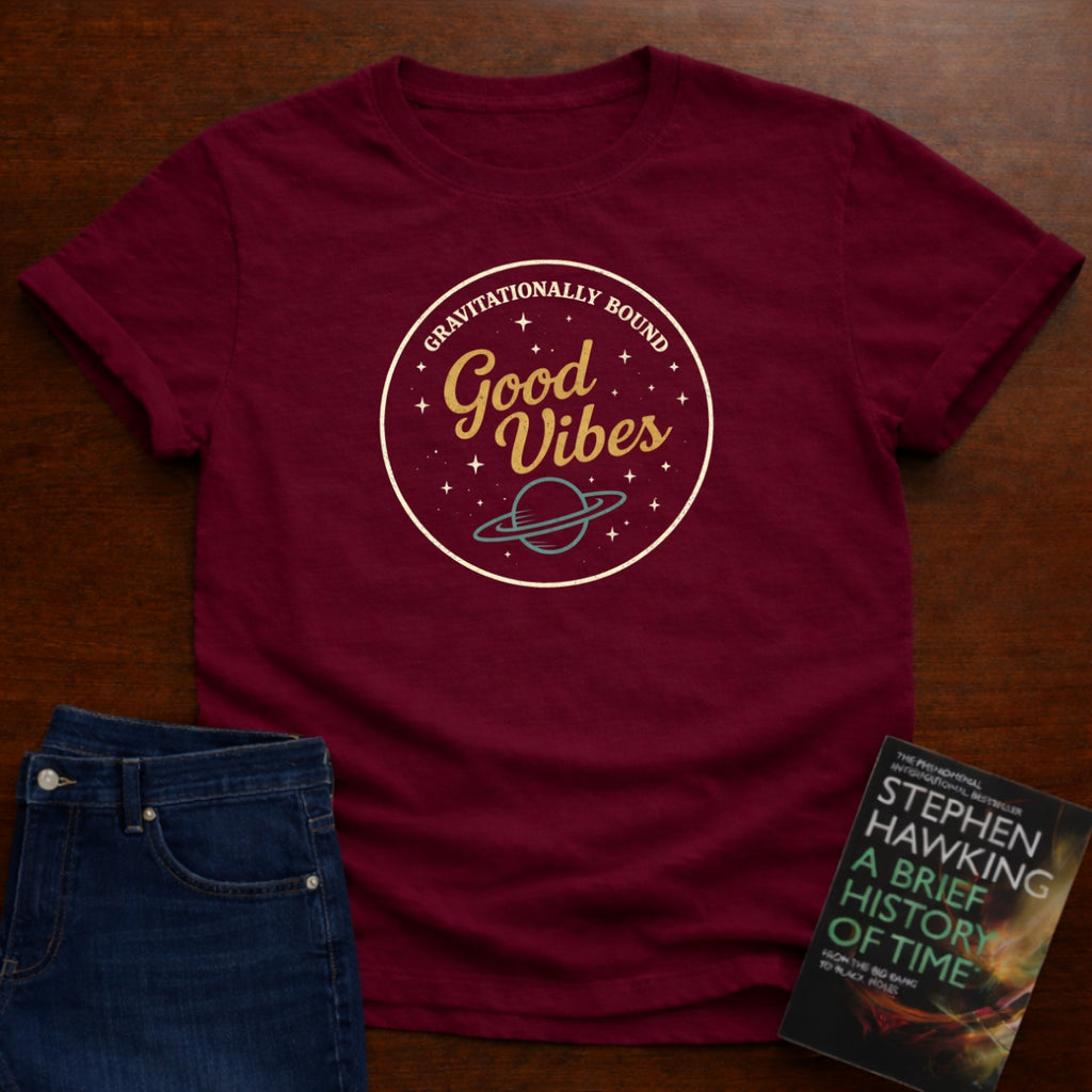 GRAVITATIONALLY BOUND GOOD VIBES T-SHIRT