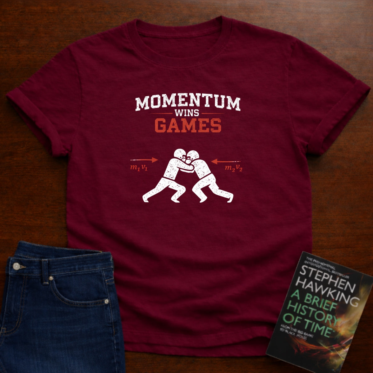 MOMENTUM WINS GAMES T-SHIRT