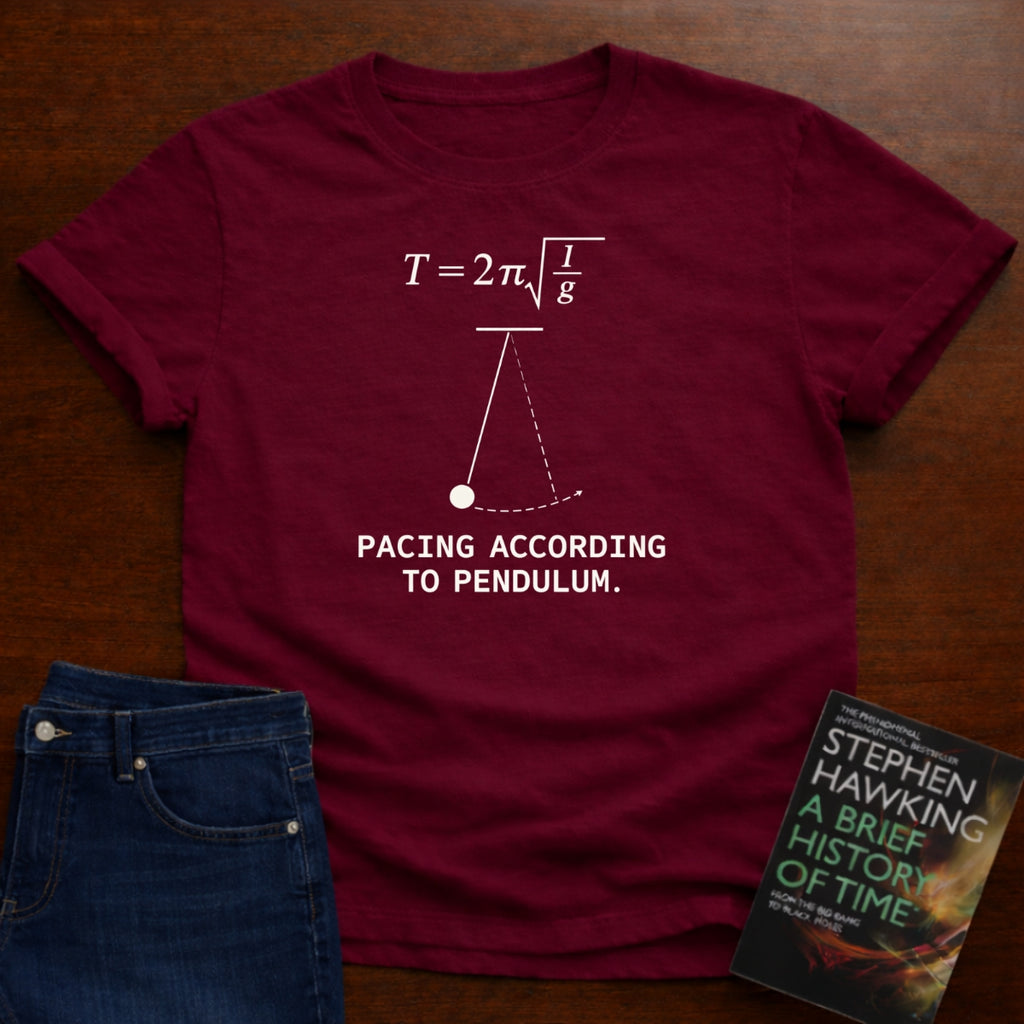 PACING ACCORDING TO PENDULUM. T-SHIRT