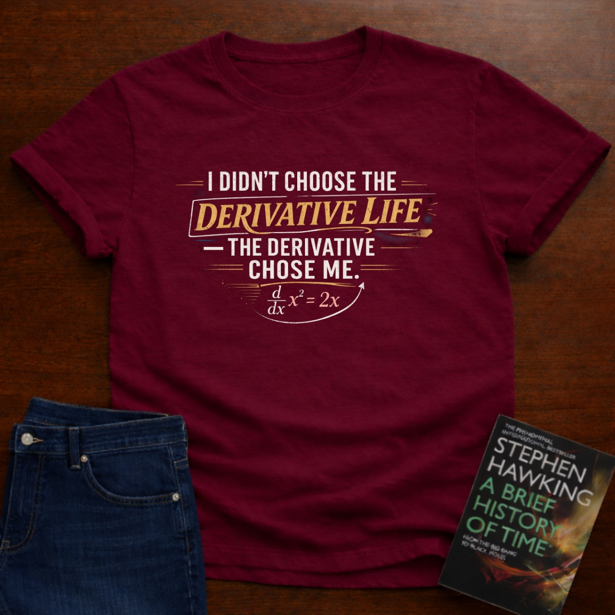 I DIDN’T CHOOSE THE DERIVATIVE LIFE, THE DERIVATIVE CHOSE ME. T-SHIRT