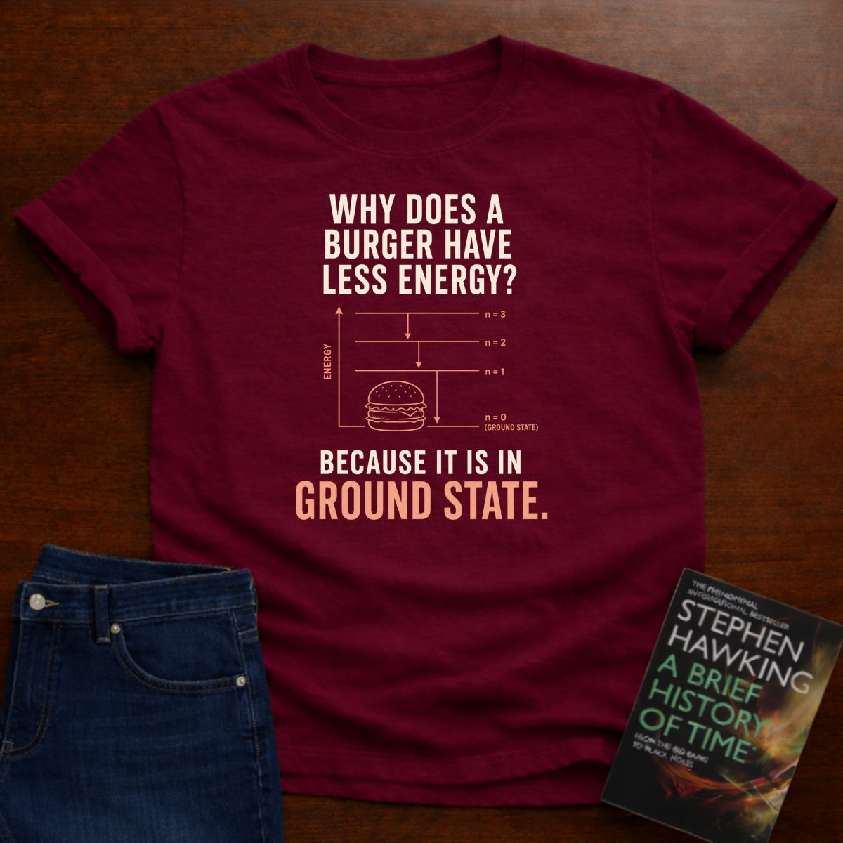GROUND STATE BURGER. T-SHIRT