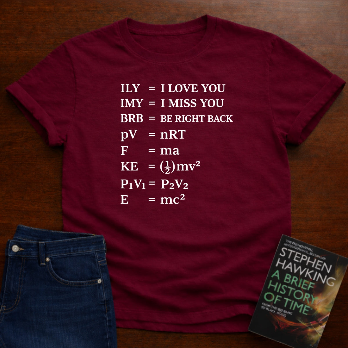 TEXTING PHYSICS T-SHIRT