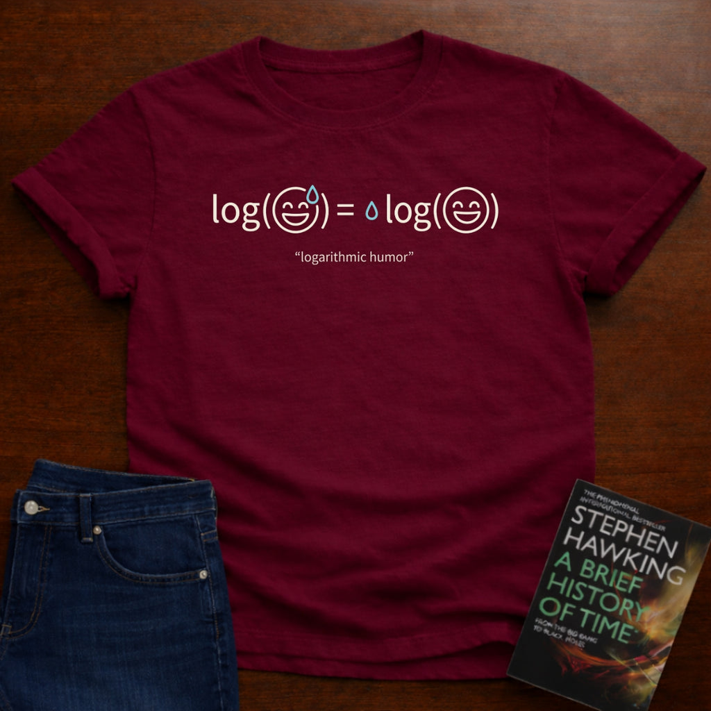 LOGARITHMIC EMOJI. T-SHIRT