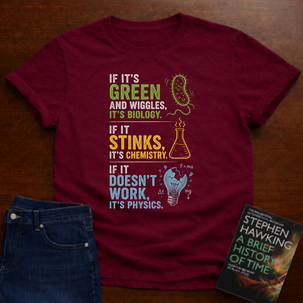 IF IT DOESN’T WORK, IT’S PHYSICS.. T-SHIRT