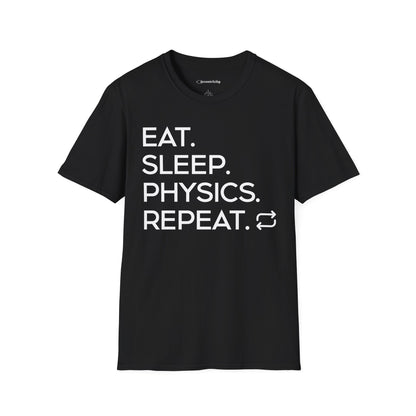 "Eat Sleep Physics Repeat" A Physics Themed Tee 🧪⚡
