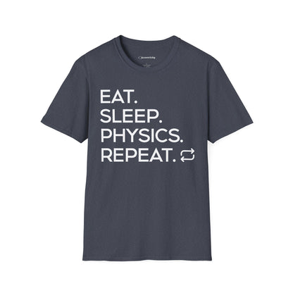 "Eat Sleep Physics Repeat" A Physics Themed Tee 🧪⚡