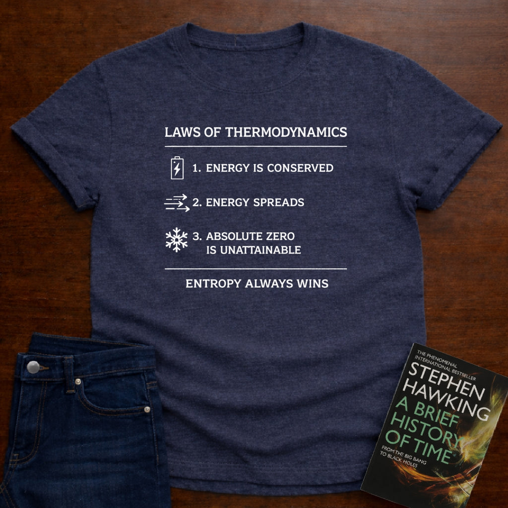 LAWS OF THERMODYNAMICS T-SHIRT