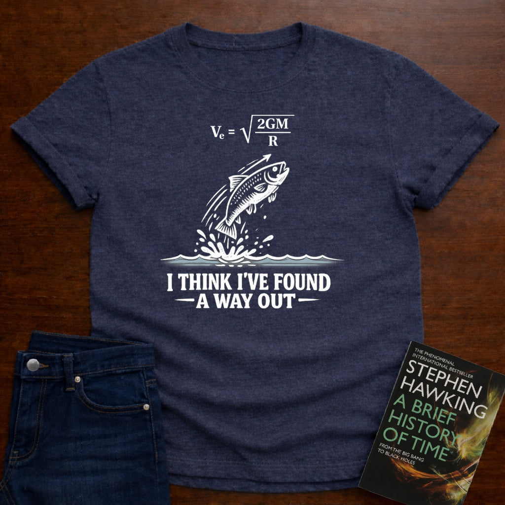ESC. VELOCITY FISHING PHYSICS T-SHIRT