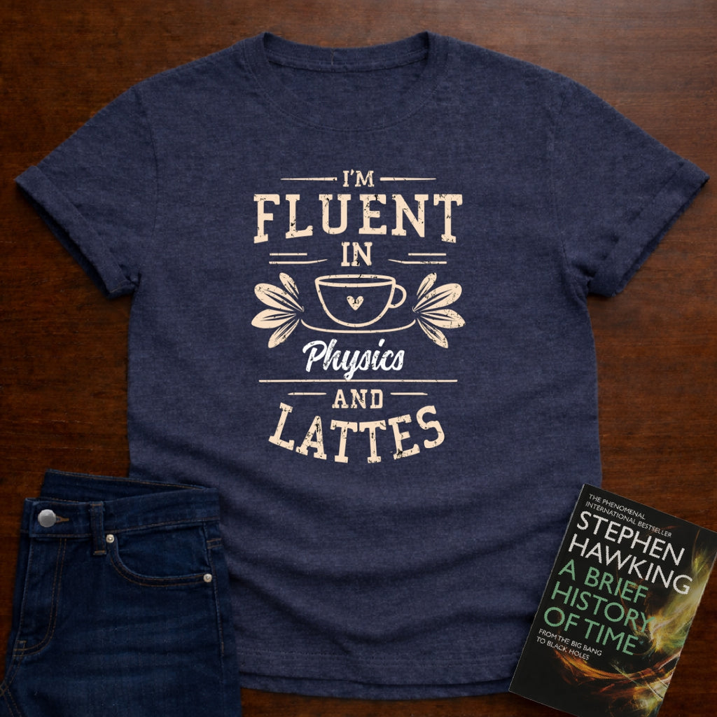 I AM FLUENT IN PHYSICS AND LATTES T-SHIRT