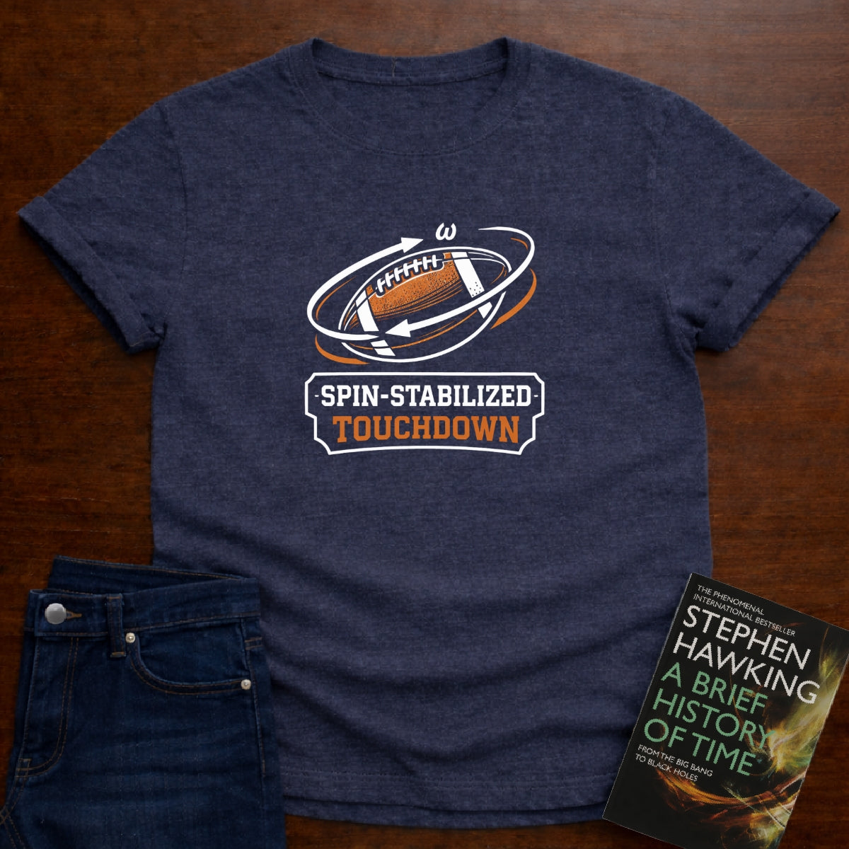 SPIN-STABILIZED TOUCHDOWN T-SHIRT
