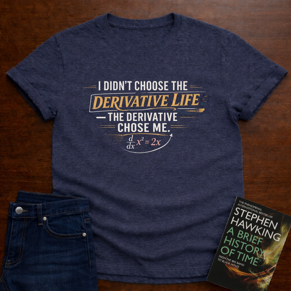 I DIDN’T CHOOSE THE DERIVATIVE LIFE, THE DERIVATIVE CHOSE ME. T-SHIRT