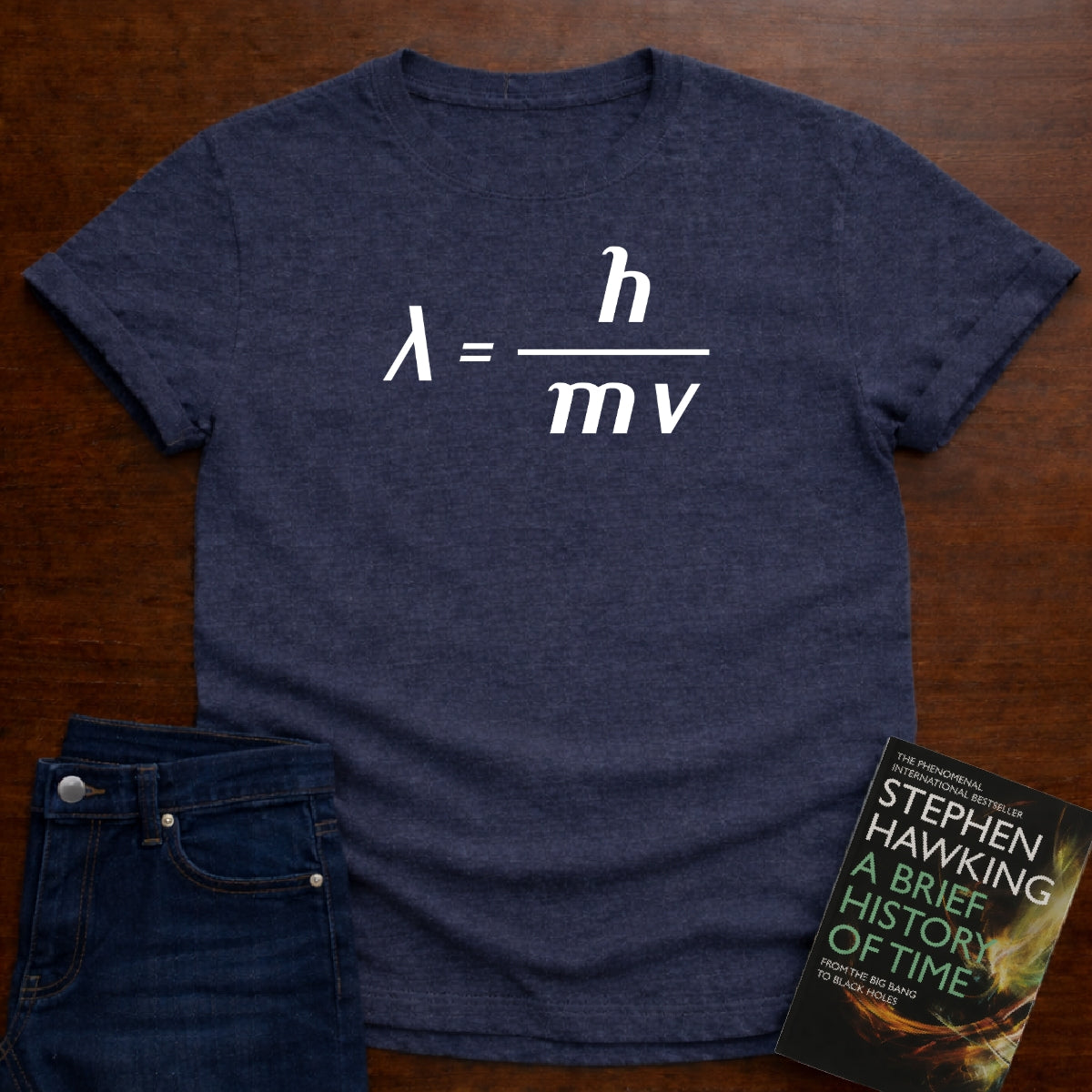 DE BROGLI EQUATION T-SHIRT