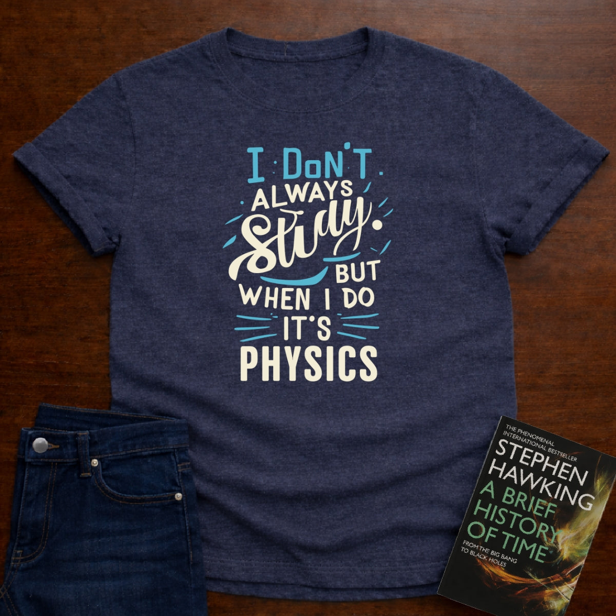 I DON'T ALWAYS STUDY, BUT WHEN I DO, IT'S PHYSICS T-SHIRT