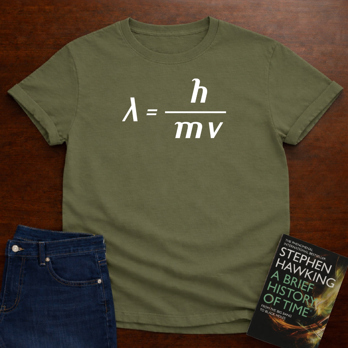 DE BROGLI EQUATION T-SHIRT