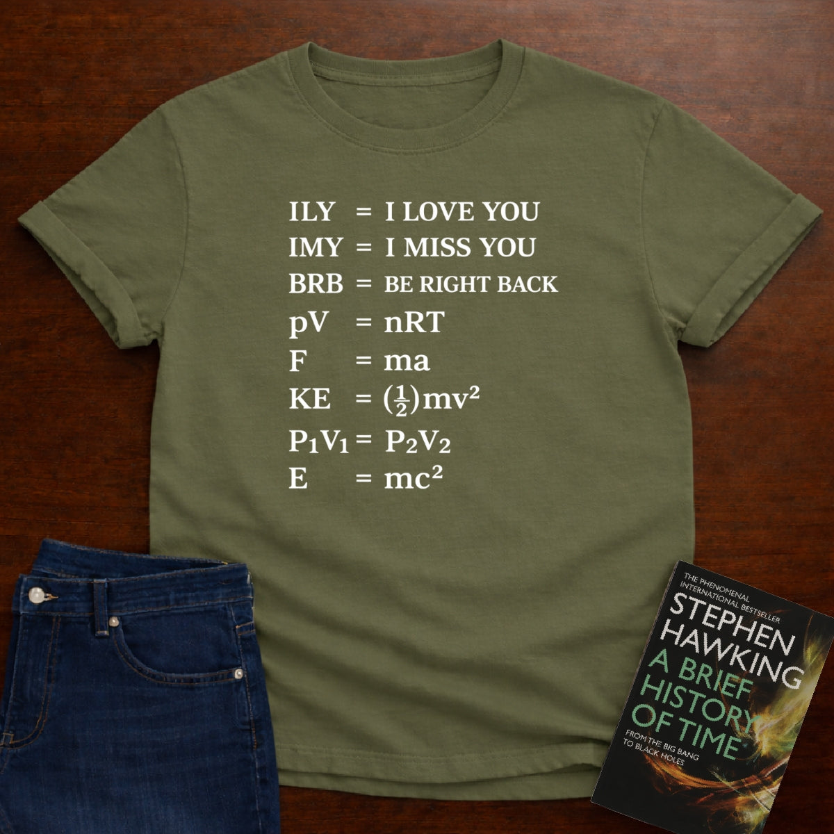 TEXTING PHYSICS T-SHIRT