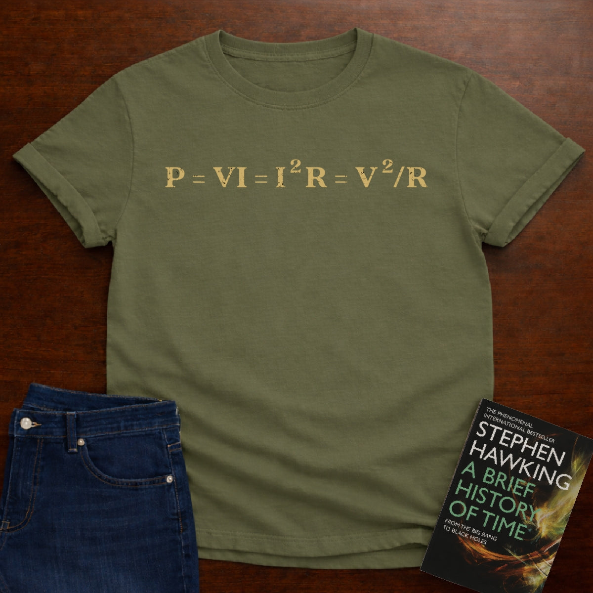 P=VI=I2R=V2/R T-SHIRT