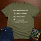 LAWS OF THERMODYNAMICS T-SHIRT