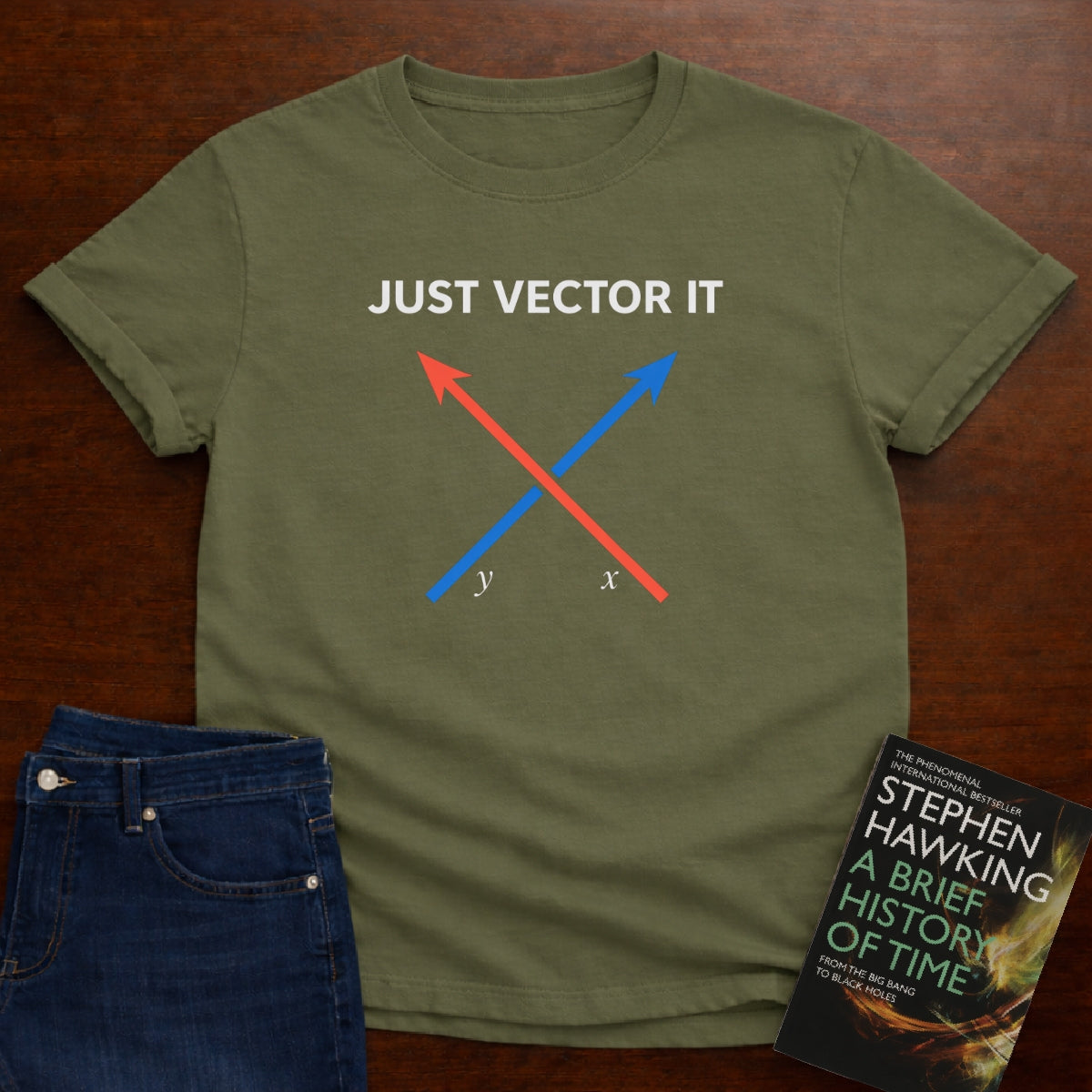 JUST VECTOR IT. T-SHIRT