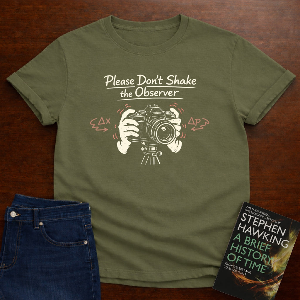 PLEASE DON'T SHAKE THE OBSERVER T-SHIRT