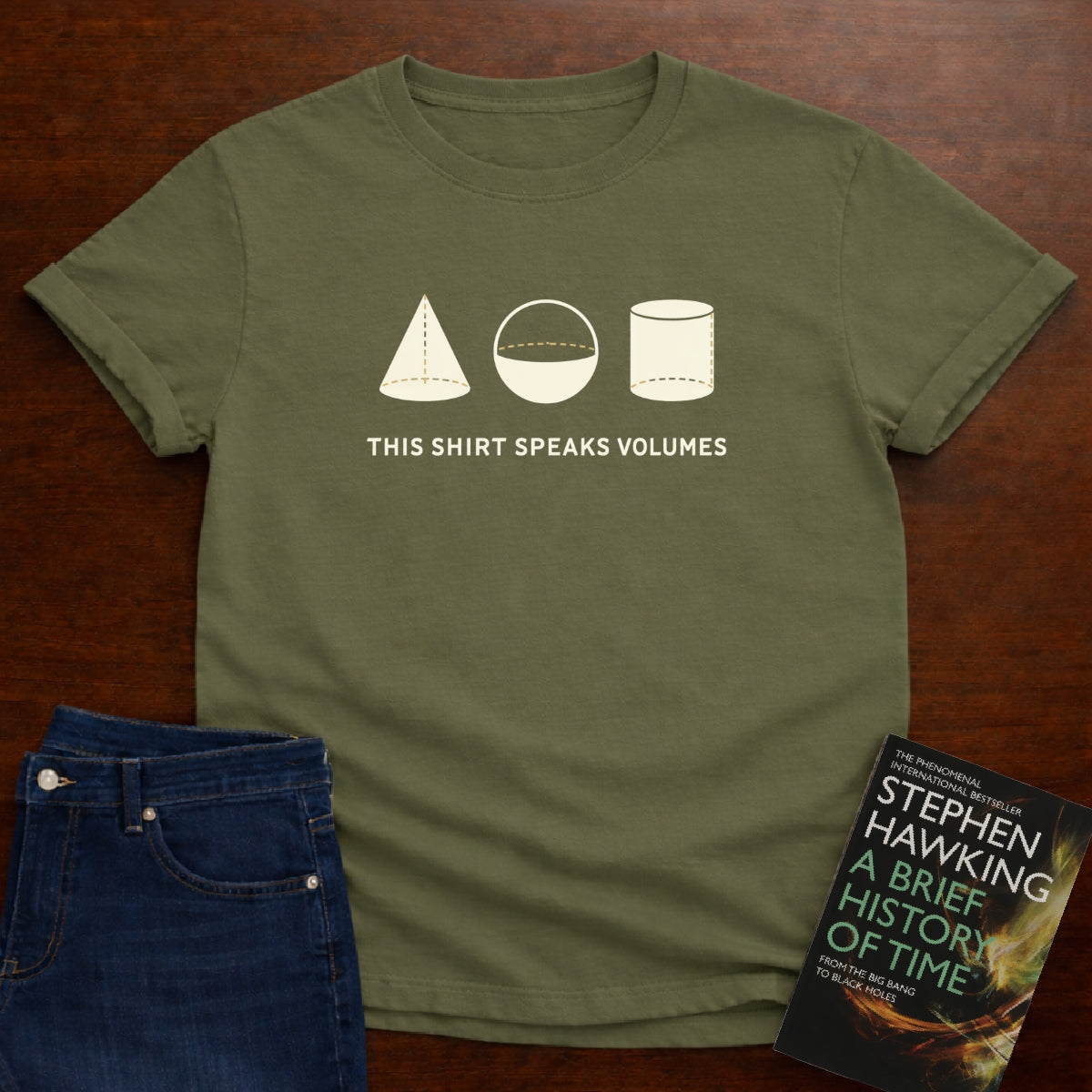 THIS SHIRT SPEAKS VOLUMES. T-SHIRT