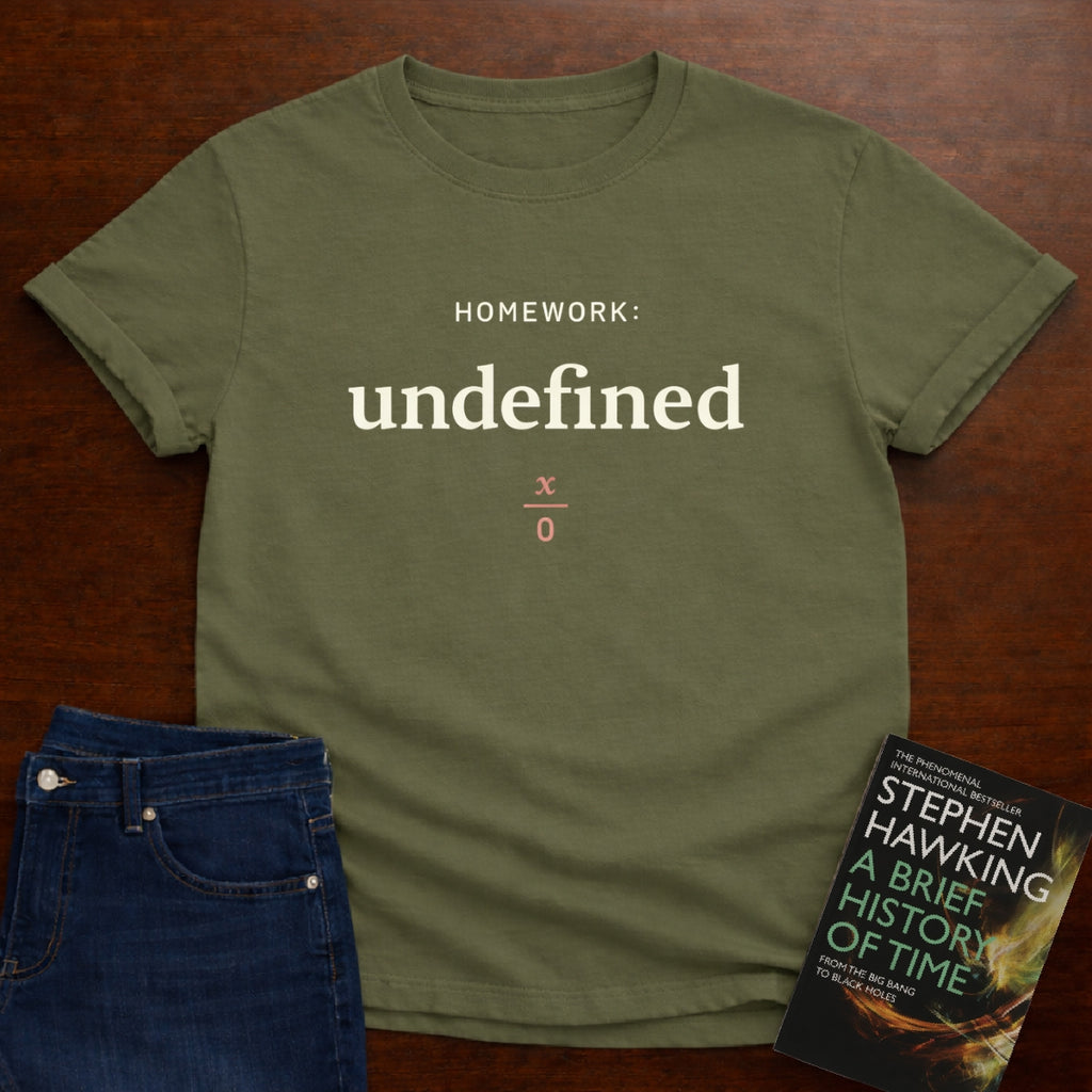 HOMEWORK: UNDEFINED. T-SHIRT