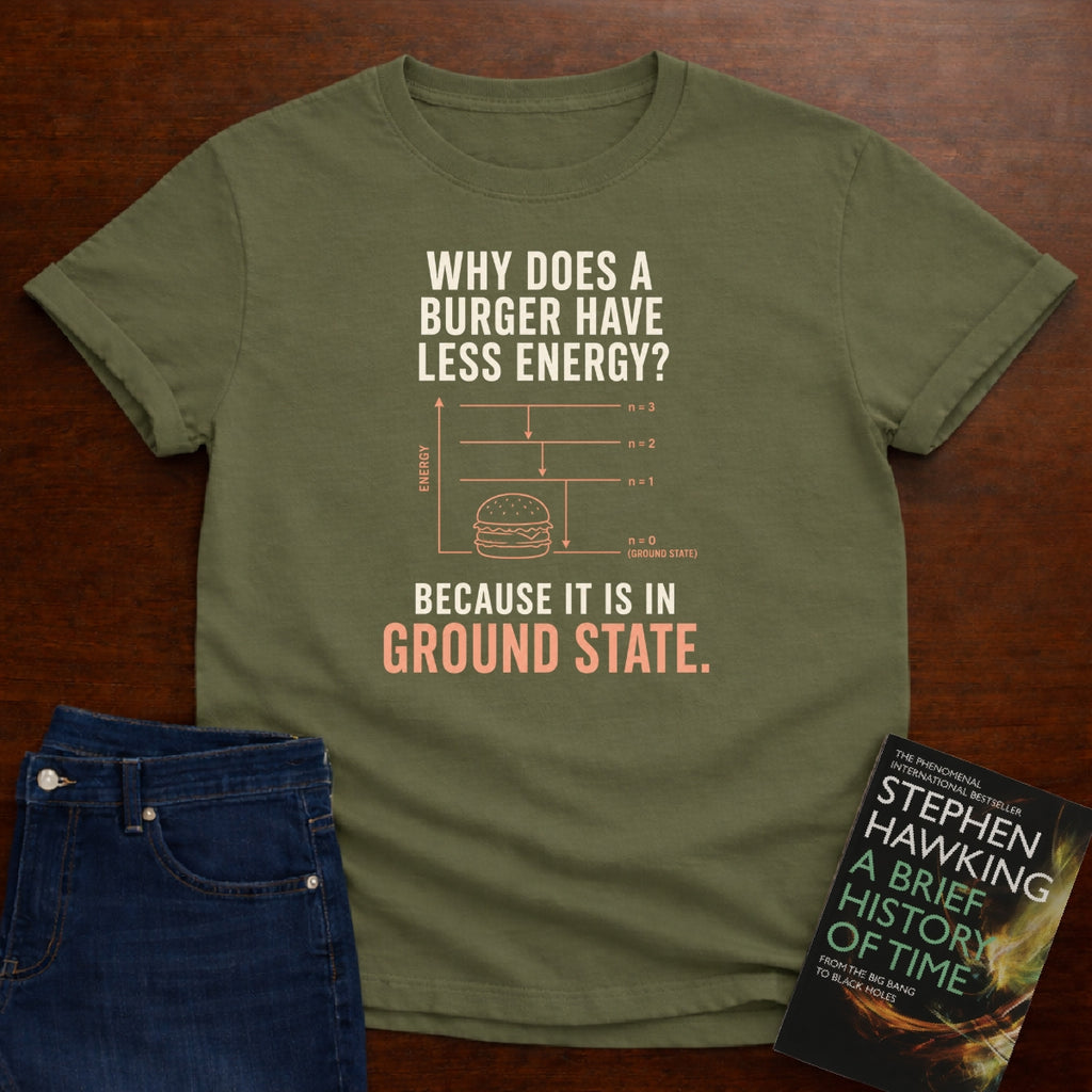 GROUND STATE BURGER. T-SHIRT