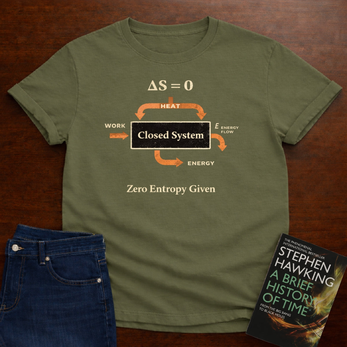 ZERO ENTROPY GIVEN. T-SHIRT