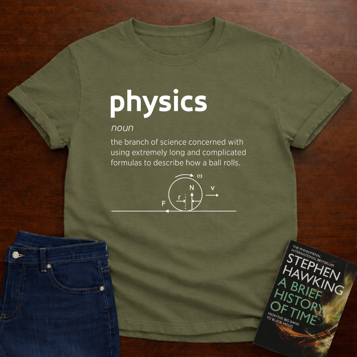 PHYSICS, DEFINED T-SHIRT