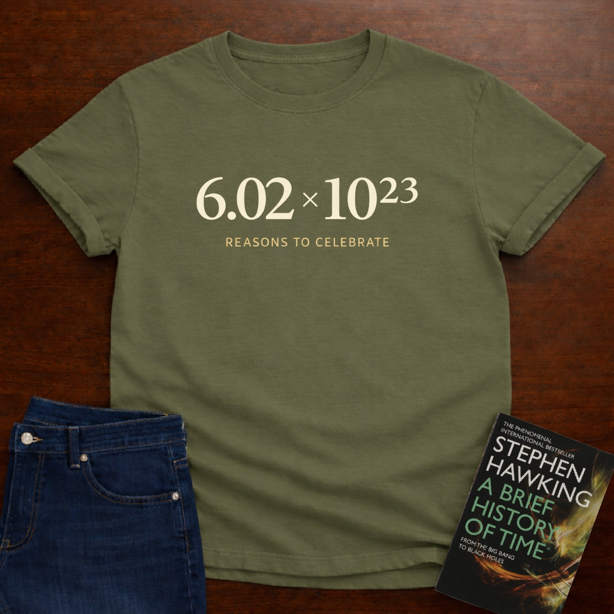 6.02×10²³ REASONS TO CELEBRATE. T-SHIRT