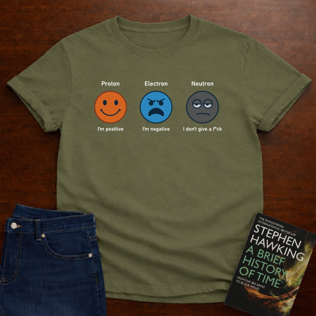 PROTON ELECTRON NEUTRON T_SHIRT