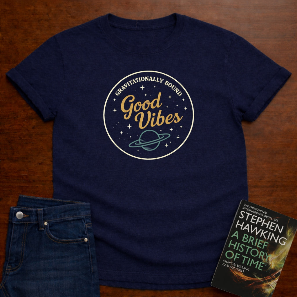 GRAVITATIONALLY BOUND GOOD VIBES T-SHIRT