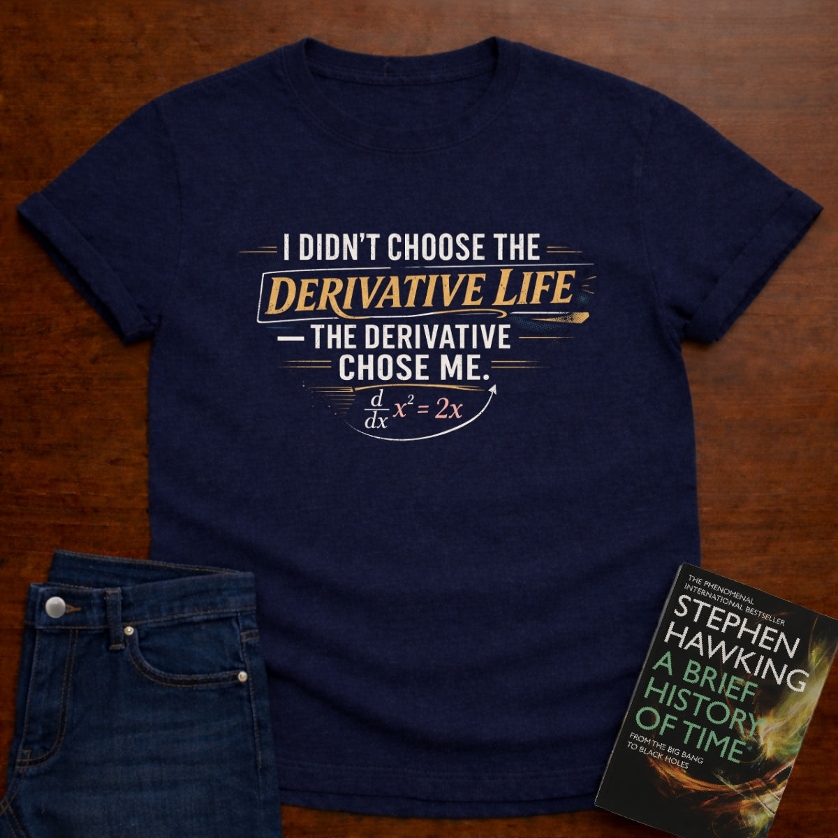 I DIDN’T CHOOSE THE DERIVATIVE LIFE, THE DERIVATIVE CHOSE ME. T-SHIRT