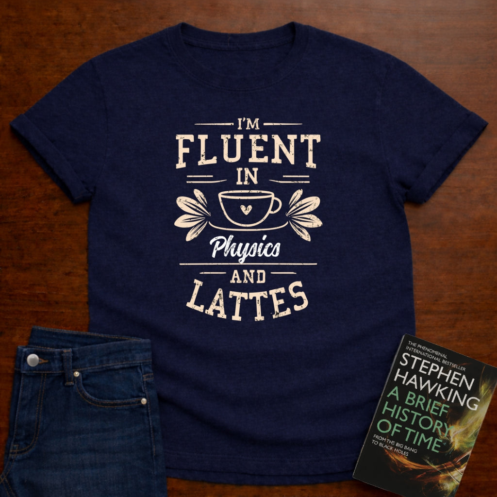 I AM FLUENT IN PHYSICS AND LATTES T-SHIRT