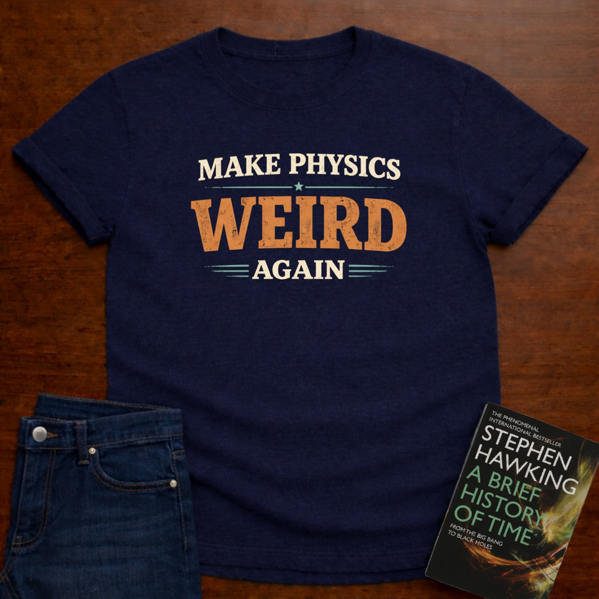 MAKE PHYSICS WEIRD AGAIN T-SHIRT