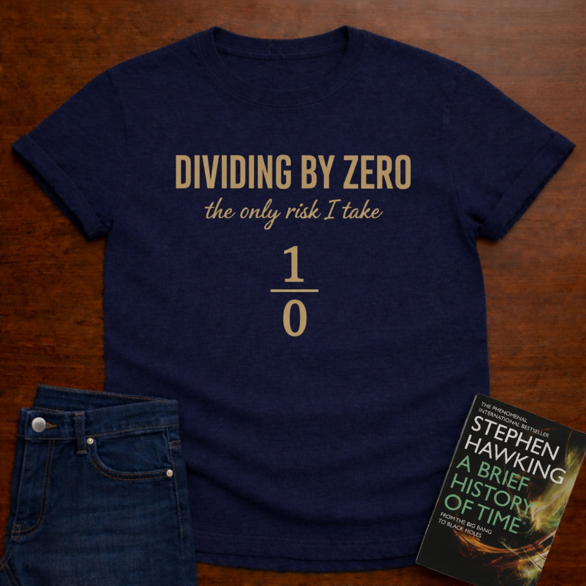 DIVIDING BY ZERO (THE ONLY RISK I TAKE). T-SHIRT
