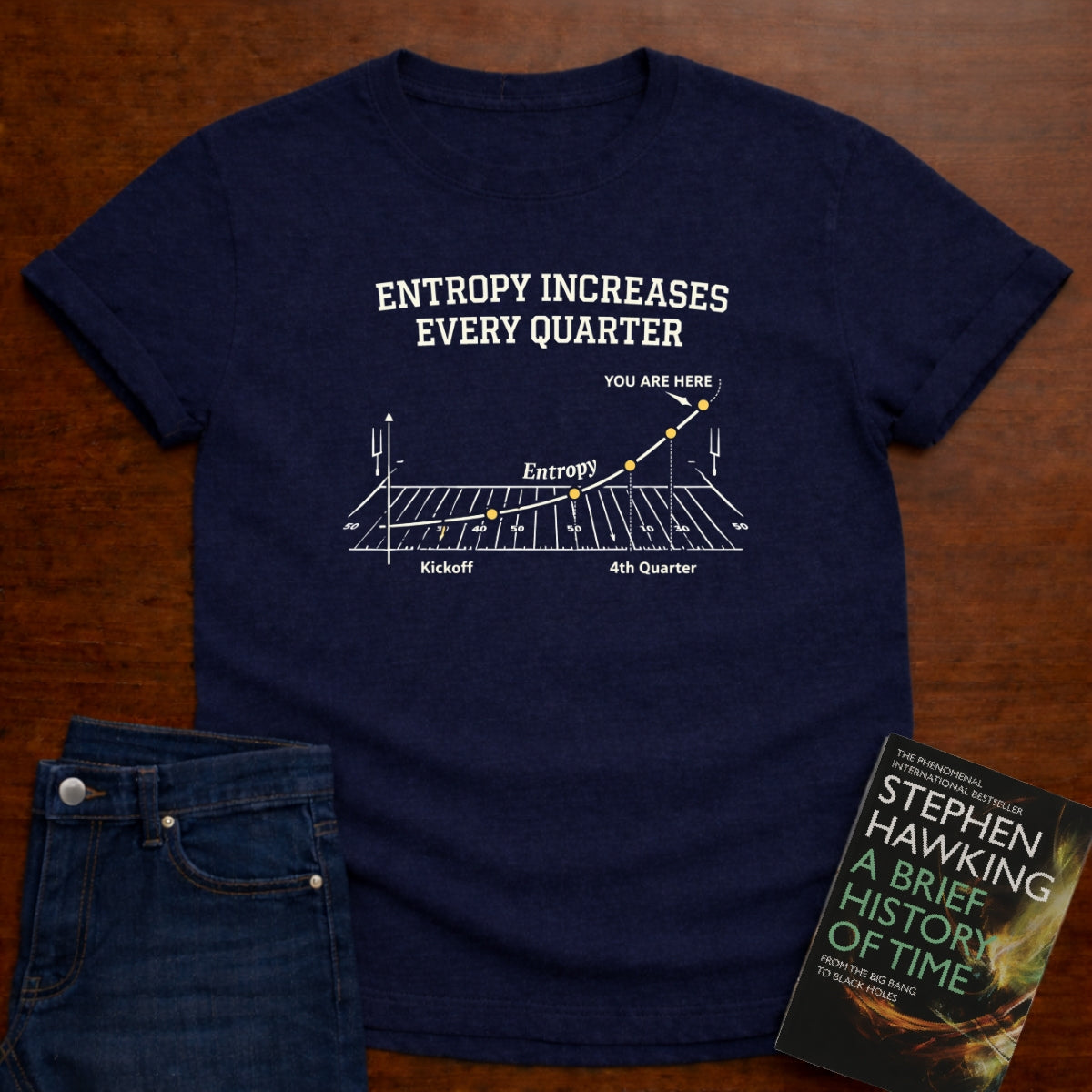 ENTROPY INCREASES EVERY QUARTER T-SHIRT
