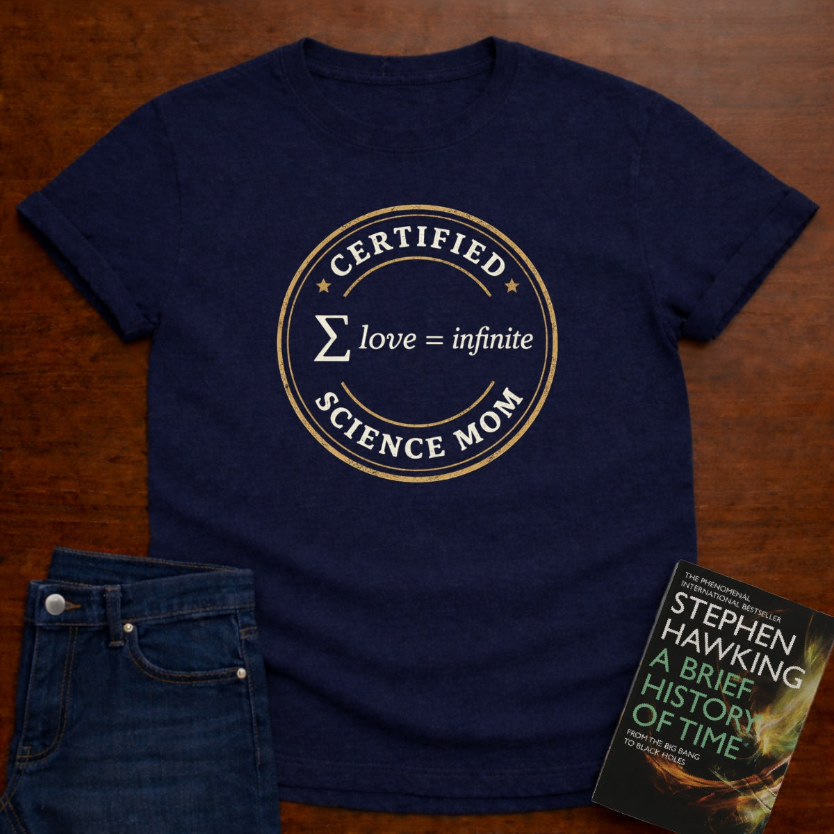 CERTIFIED SCIENCE MOM. T-SHIRT