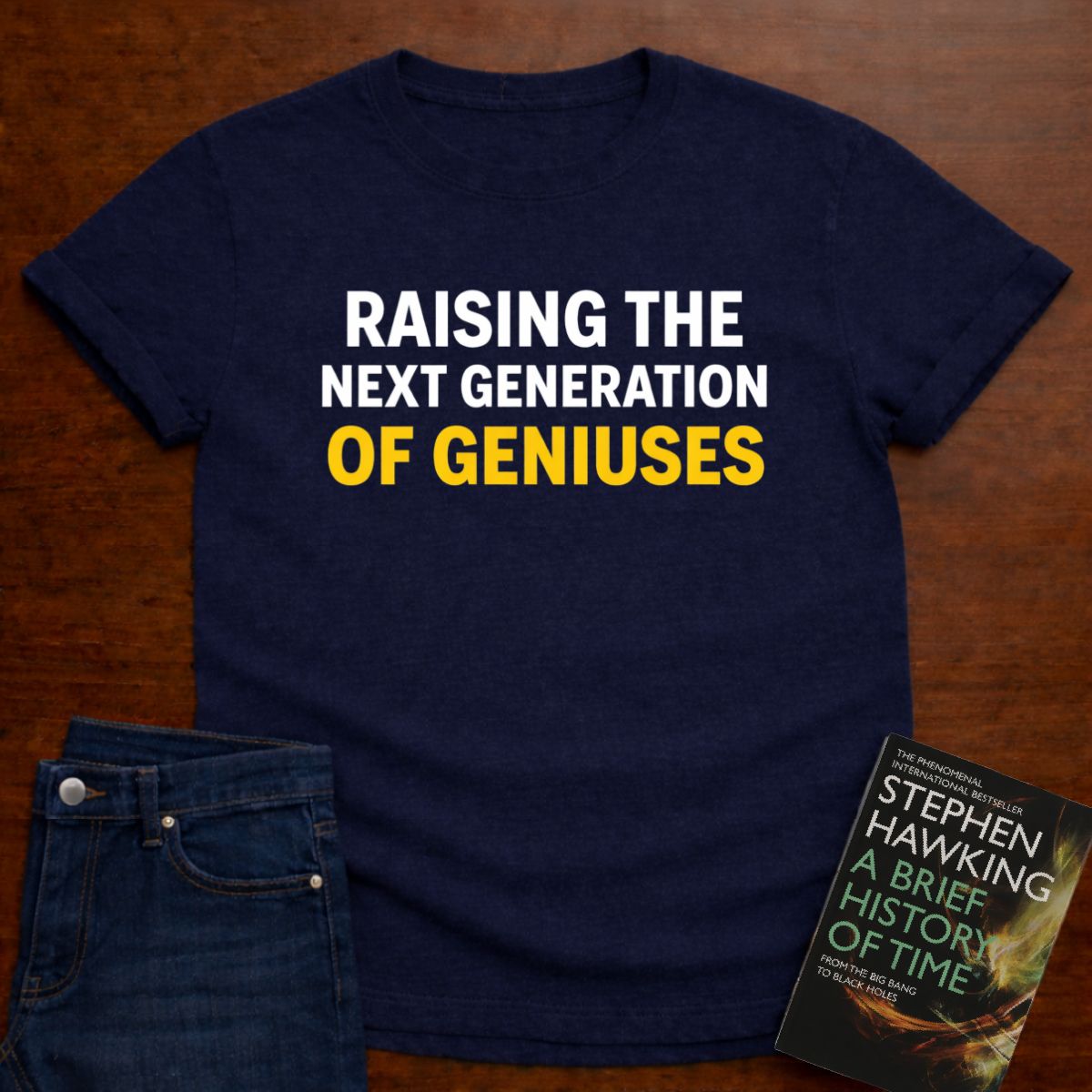 RAISING THE NEXT GENERATION OF GENIUSES T-SHIRT