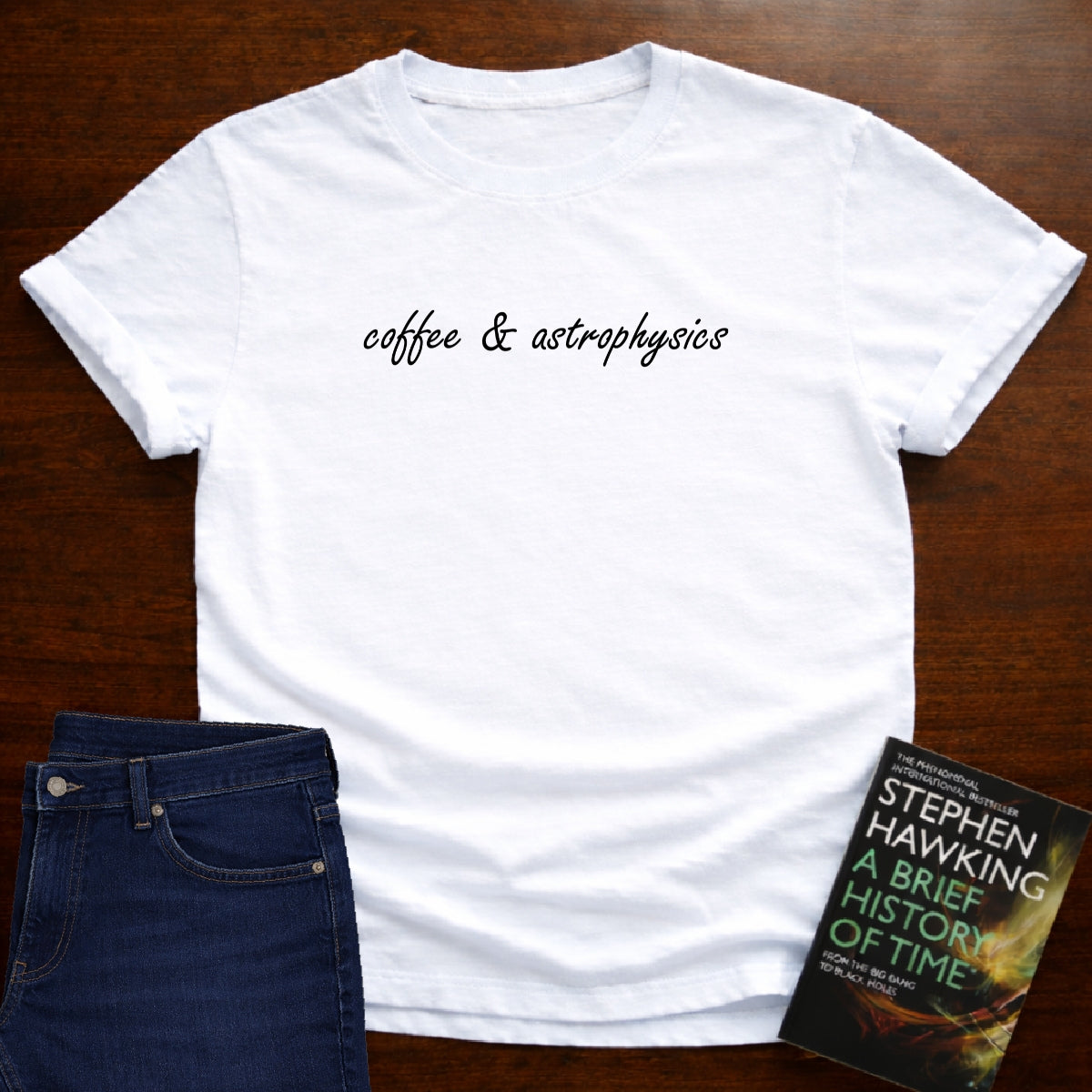 COFFEE & ASTROPHYSICS T-SHIRT